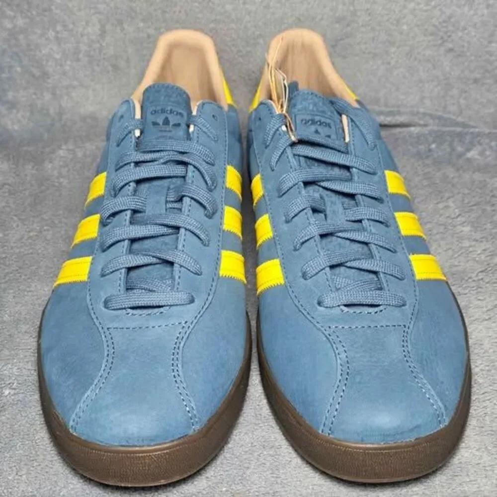 Adidas Gazelle Indoor Pro Blue/Yellow Mens US 12